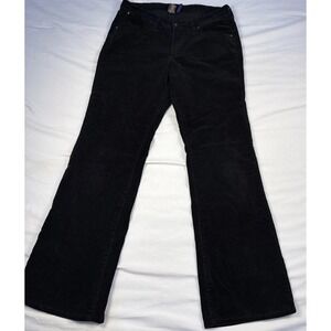 Jag Jeans Black Corduroy Stretch Bootcut Pants Women‎ Size 12 whimsigoth boho